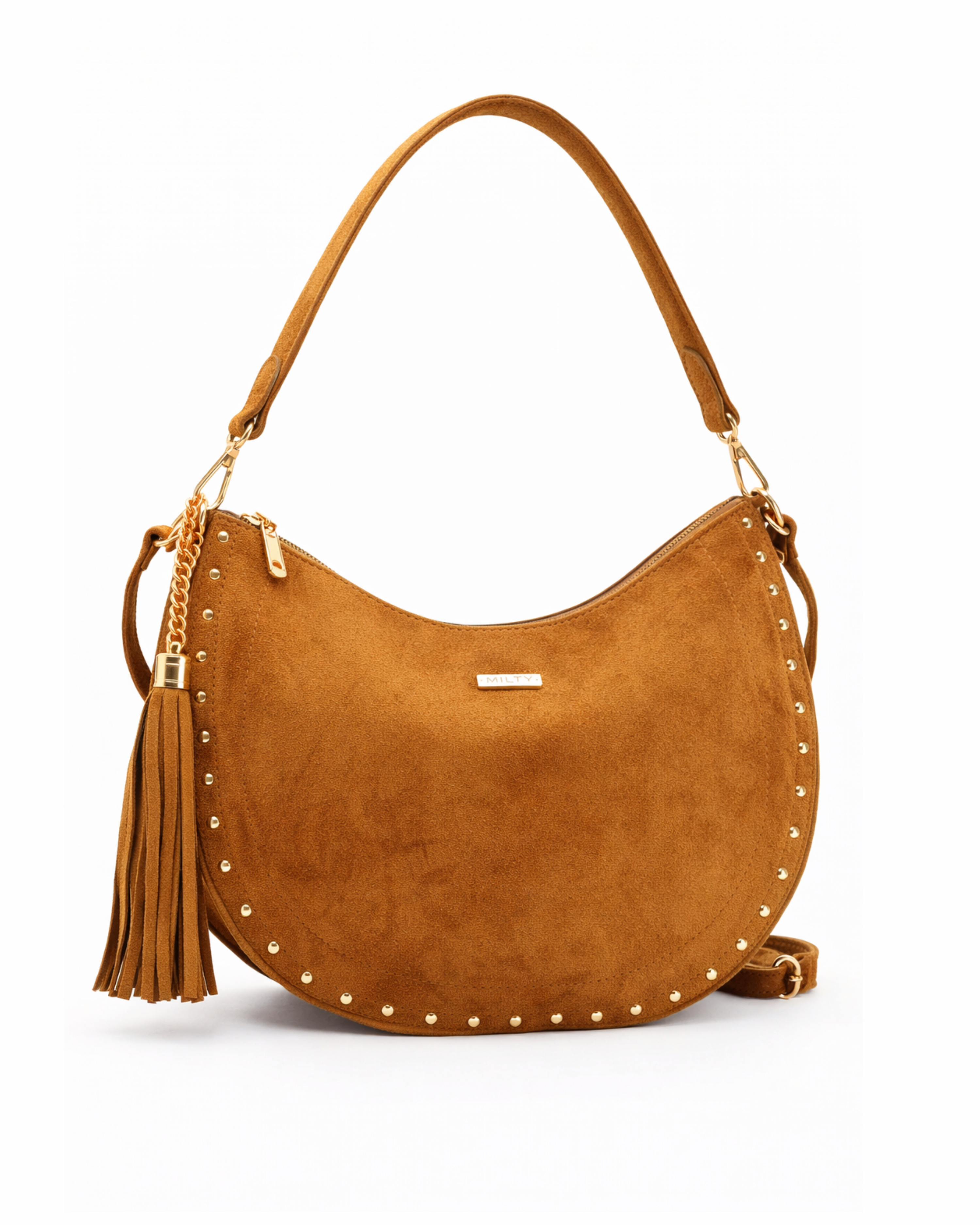 Handtasche, Damenhandtasche, Schultertasche, Umhängetasche, Halbmond Tasche, Velours Tasche, Wildleder Optik, Tasche mit Nieten, Tasche mit Quaste, modische Handtasche, elegante Tasche, Alltagstasche, Damentasche modern, zeitlose Tasche, Statement Tasche, trendige Handtasche, City Bag, Freizeit Tasche, Schultertasche Damen, Umhängetasche Damen
women handbag, shoulder bag, crossbody bag, crescent bag, suede look bag, studded bag, tassel bag, fashion handbag, everyday bag, trendy bag, modern handbag