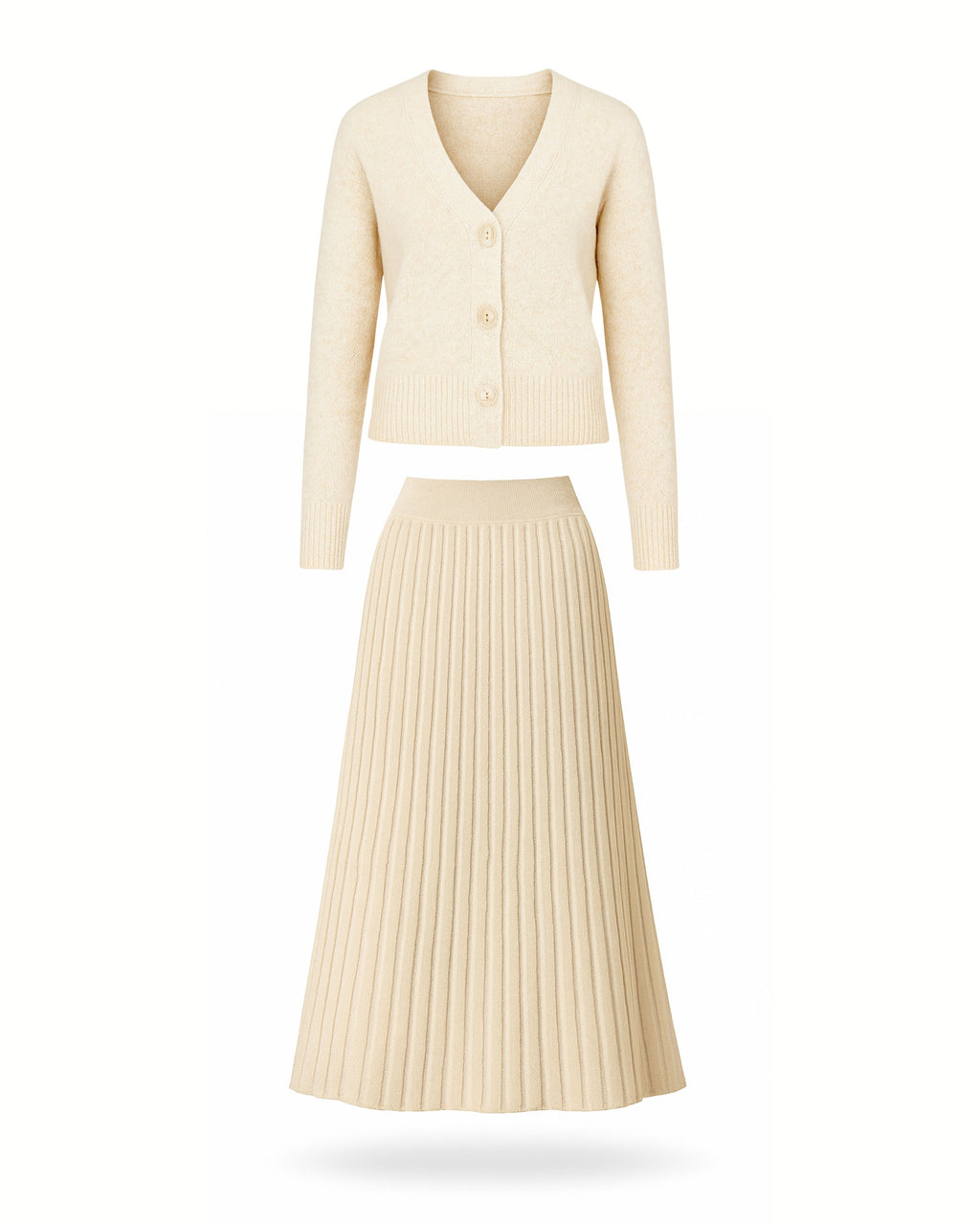 V-Ausschnitt Cardigan

A-Linie Strickrock

Midi Strickrock

Oversize Cardigan Damen

Knopfleiste Strickjacke

Rippstrick Rock