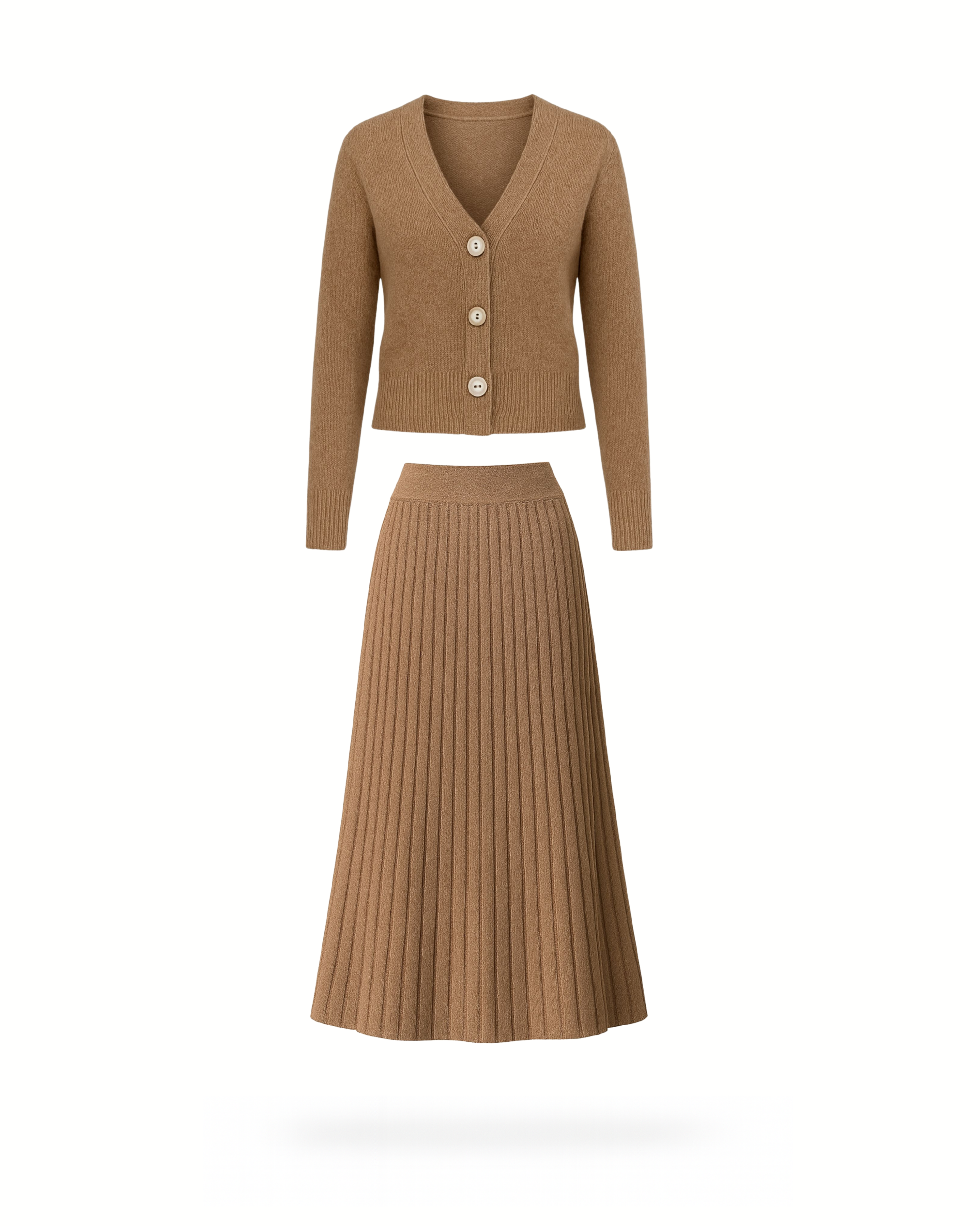 Damen Strick Set

Zweiteiler Damen

Strick Zweiteiler

Strick Outfit Herbst

Co-Ord Set Damen

Zweiteiler Rock und Cardigan
Zweiteiliges Outfit, Herbstkleid, Creme oder karamelfarbig, kuschelig warmes Set aus Cardigan/Strickjacke und Strickrock