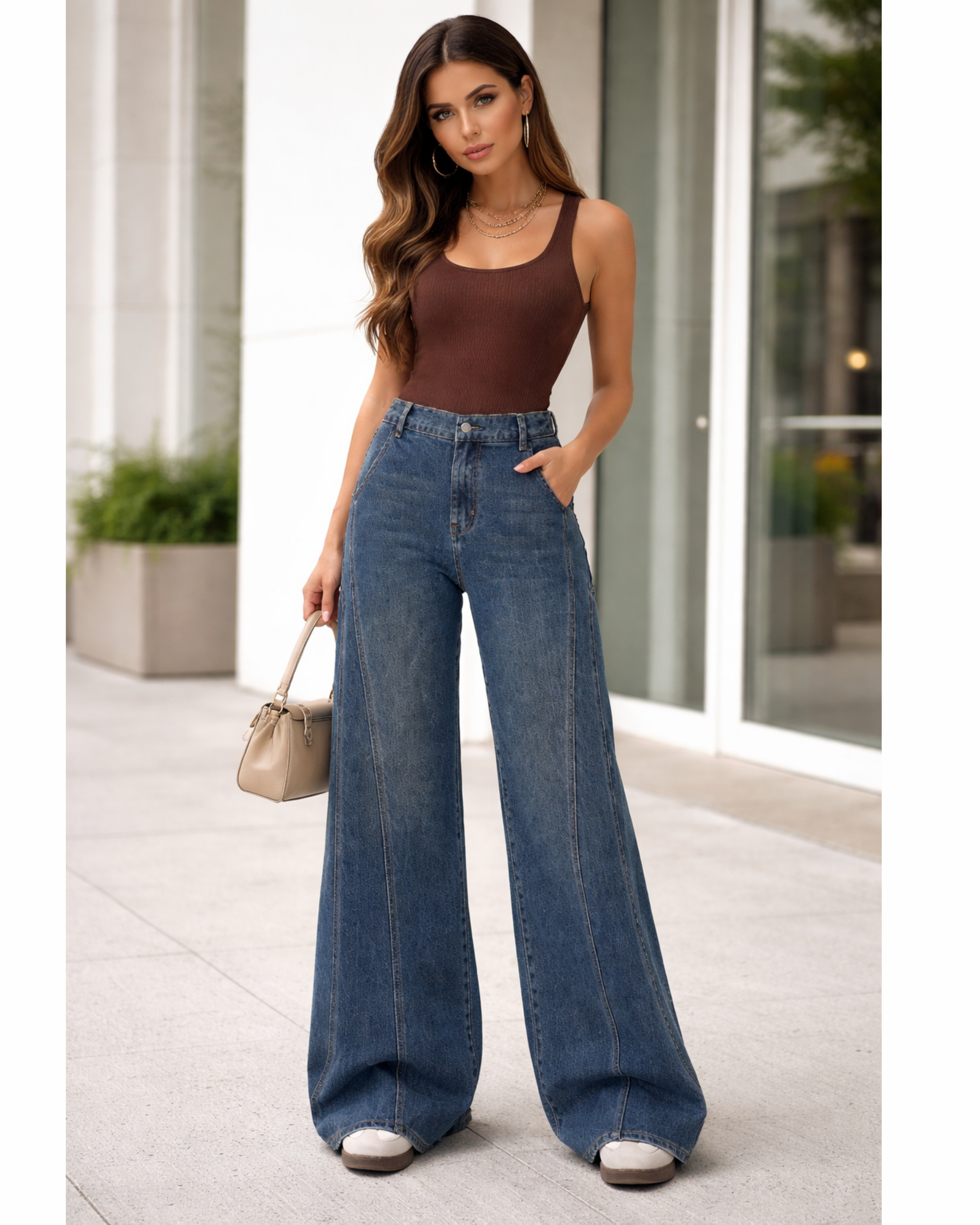 weite Jeans Damen, High Waist Wide Leg Jeans, Jeanshose Damen weit, Denim Wide Leg Hose, modische Jeanshose Damen, Jeans mit hoher Taille, Damenhose Denim, lässige Wide Leg Jeans, Jeans im Retro Stil, Jeans für Streetstyle, Casual Jeans Damen, Damen Jeans trendig, Jeans mit weitem Schnitt, Jeans für urbane Looks, bequeme Damenjeans, Jeans kombinierbar elegant casual, JuPaRo Fashion